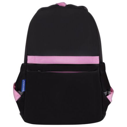 Рюкзак BRAUBERG PASTEL с термонашивками в комплекте, "Black kitty", черный, 40х29х14 см, 273128 Рюкзак BRAUBERG PASTEL с термонашивками в комплекте, "Black kitty", черный, 40х29х14 см, 273128