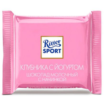 Шоколад порционный 1 плитка RITTER SPORT, ассорти, 16,67 г, "Яркая коллекция"