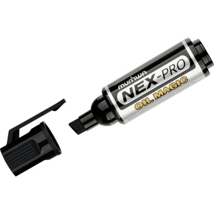 Маркер перманентный пром. MunHwa 'Nex-Pro Oil Magic' черный, скошенный,7мм