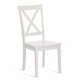Стул Tetchair GOLFI (Гольфи), дерево гевея/мдф, 44x54x95, pure white (402)