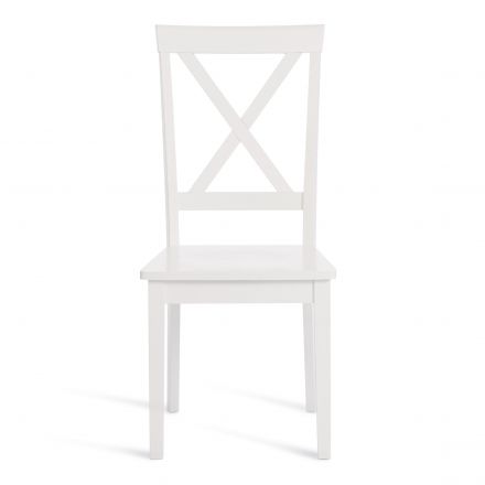 Стул Tetchair GOLFI (Гольфи), дерево гевея/мдф, 44x54x95, pure white (402)