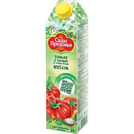 Сок Сады Придонья Томатный 1 л Сок Сады Придонья Томатный 1 л