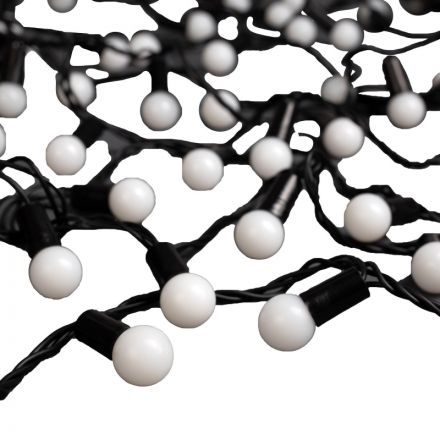 Электрогирлянда Нить 20 мШарики 1.5 см, IP44, 200 LED, мульти 220 В 671568