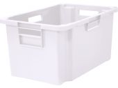 Ящик мясной 600х400х300 сплош. натуральный морозостойкий