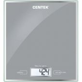 Весы Centek CT-2462 LCD,кухонные,190х200 мм, max 5кг, шаг 1г,серебристый Весы Centek CT-2462 LCD,кухонные,190х200 мм, max 5кг, шаг 1г,серебристый