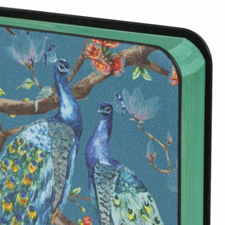 Ежедневник недатированный А5 (138х213 мм), BRAUBERG VISTA, под кожу, гибкий, 136 л., "Peacocks", 112032 Ежедневник недатированный А5 (138х213 мм), BRAUBERG VISTA, под кожу, гибкий, 136 л., "Peacocks", 112032