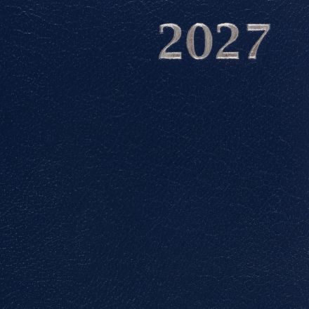 Ежедневник датированный 2027 Attache А5 168л 138x213мм балакрон синий