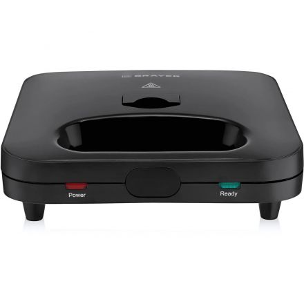 Сэндвичница BRAYER  2202BR сэндв,вафли,гриль,750Вт,съем.пласт.22,3x13,1 см