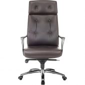 Кресло VB_Бюрократ DAO BROWN кожа коричневая Кресло VB_Бюрократ DAO BROWN кожа коричневая