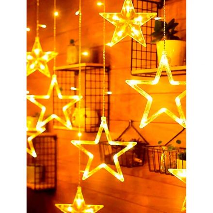 Гирлянда светодиодная 126 LED ламп, размер 300x70cм,тепл.бел,8реж.арт.93405