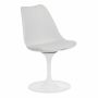 Стул Тулип Фэшн Чаир/Tulip Fashion Chair (мод.109) металл/пластик/, 48х55х81см, белый/белый
