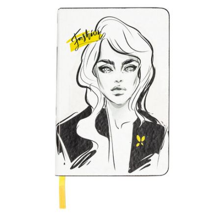 Блокнот МАЛЫЙ ФОРМАТ (100х150 мм) А6, BRAUBERG VISTA "Fashion Style", под кожу, гибкий, 80 л., 112091