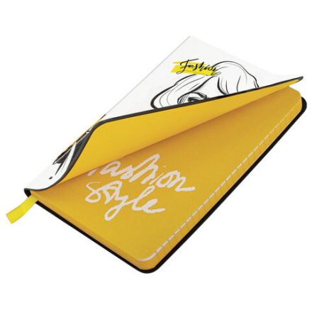 Блокнот МАЛЫЙ ФОРМАТ (100х150 мм) А6, BRAUBERG VISTA "Fashion Style", под кожу, гибкий, 80 л., 112091