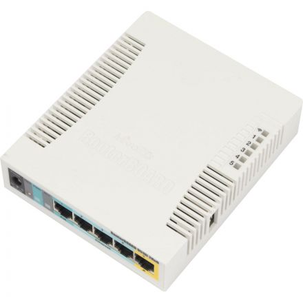 Маршрутизатор Wi-fi MikroTik RB951Ui-2HnD, N300, USB, PoE