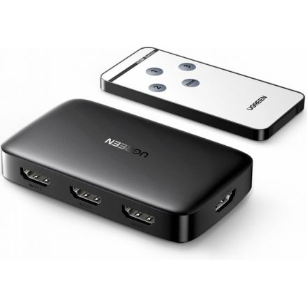 Разветвитель UGREEN CM332 3xHDMI 1.4. 4K с пультом ДУ (80125) Разветвитель UGREEN CM332 3xHDMI 1.4. 4K с пультом ДУ (80125)