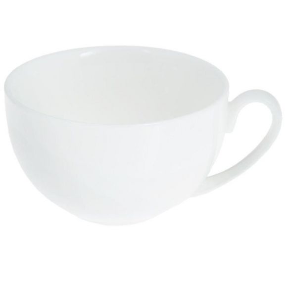 Чашка чайная Wilmax фарфоровая белая 250 мл (артикул производителя WL-993000)