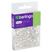 Кнопки силовые Berlingo, 50шт.,  ПВХ упак., европодвес, золото