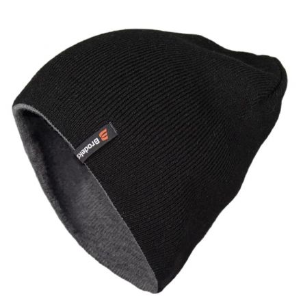 Шапка Brodeks bicolor черный-серый ЗД-639765