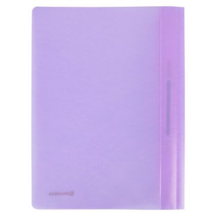 Скоросшиватель пластиковый BRAUBERG "Pastel" А4, 130/180 мкм, лиловый, 270456 Скоросшиватель пластиковый BRAUBERG "Pastel" А4, 130/180 мкм, лиловый, 270456