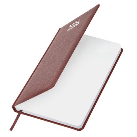 Ежедневник датированный 2026, А5, 138x213 мм, BRAUBERG "Profile", балакрон, коричневый, 117072 Ежедневник датированный 2026, А5, 138x213 мм, BRAUBERG "Profile", балакрон, коричневый, 117072