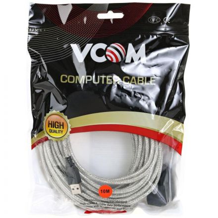 Кабель -адаптер VCOM(VUS7049-10M)USB2.0-repeater,<Am-->Af> 10м Кабель -адаптер VCOM(VUS7049-10M)USB2.0-repeater,<Am-->Af> 10м