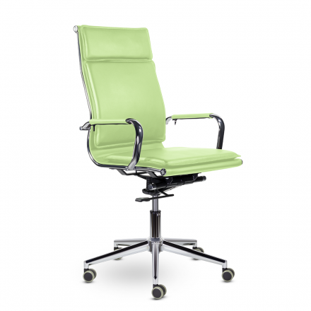 Кресло СН-301 Кайман Комфорт В хром Ср S-0406 (фисташковый)