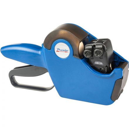 Этикет-пистолет Pronto C20 двухстрочный (прямоугольная лента, 10 символов в строке, 26x16 мм) Этикет-пистолет Pronto C20 двухстрочный (прямоугольная лента, 10 символов в строке, 26x16 мм)