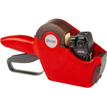 Этикет-пистолет Pronto C20 двухстрочный (прямоугольная лента, 10 символов в строке, 26x16 мм) Этикет-пистолет Pronto C20 двухстрочный (прямоугольная лента, 10 символов в строке, 26x16 мм)