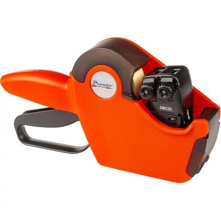 Этикет-пистолет Pronto C20 двухстрочный (прямоугольная лента, 10 символов в строке, 26x16 мм) Этикет-пистолет Pronto C20 двухстрочный (прямоугольная лента, 10 символов в строке, 26x16 мм)