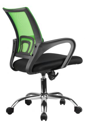 Кресло RCH 8085JE Зелёная сетка/Хром крестовина Кресло RCH 8085JE Зелёная сетка/Хром крестовина