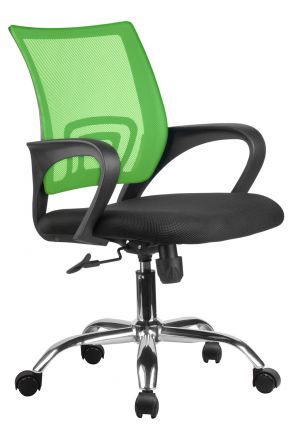 Кресло RCH 8085JE Зелёная сетка/Хром крестовина Кресло RCH 8085JE Зелёная сетка/Хром крестовина