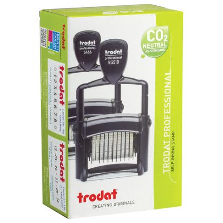 Нумератор металлический 10-разрядный, оттиск 47х5 мм, синий, TRODAT 55510, 75878 Нумератор металлический 10-разрядный, оттиск 47х5 мм, синий, TRODAT 55510, 75878