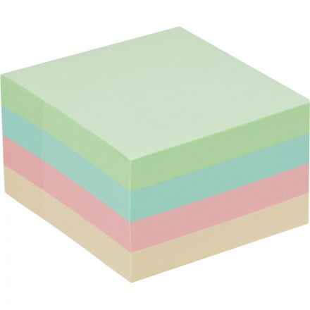 Стикеры Attache куб 51х51, пастель 4 цвета 400 л