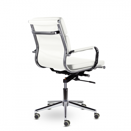 Кресло СН-303 Кайман Трио Н soft хром Ср S-0402 (белый) Кресло СН-303 Кайман Трио Н soft хром Ср S-0402 (белый)