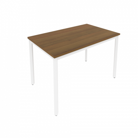 Slim Стол письменный на металлокаркасе С.СП-4 Орех/Белый металл 1180*720*750
