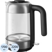 Чайник Philips HD9339/80, 2200Вт, 1,7л, стекло/нерж/черн. пластик Чайник Philips HD9339/80, 2200Вт, 1,7л, стекло/нерж/черн. пластик