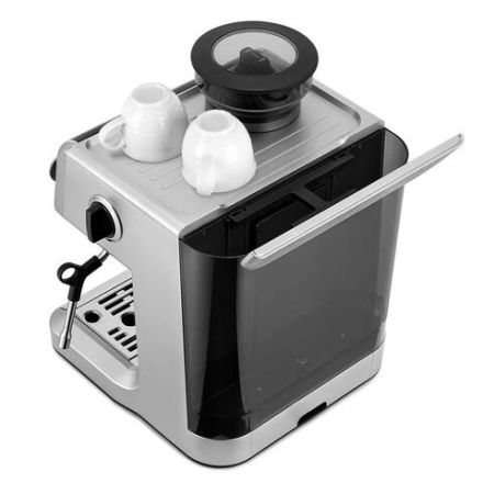Кофейная станция KITFORT КТ-7413, 2250 Вт, объем 2,6 л, для зерен 220 г, ручной капучинатор, серая Кофейная станция KITFORT КТ-7413, 2250 Вт, объем 2,6 л, для зерен 220 г, ручной капучинатор, серая