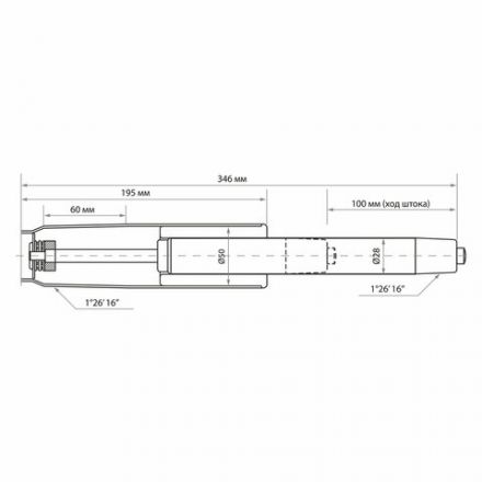 Газлифт прочный BRABIX HD-100 короткий, черный, в открытом виде 346 мм, d 50 мм, класс 4, 533075 Газлифт прочный BRABIX HD-100 короткий, черный, в открытом виде 346 мм, d 50 мм, класс 4, 533075