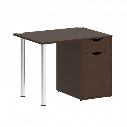 Home Office Стол письменный VR.SP-3-98.1 Венге/Хром опоры 980*720*750