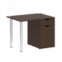 Home Office Стол письменный VR.SP-3-98.1 Венге/Хром опоры 980*720*750