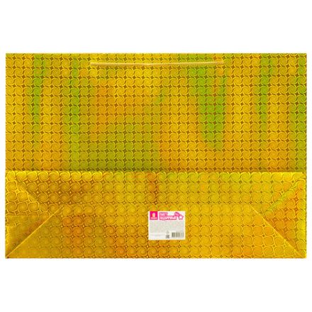 Пакет подарочный (1 шт.) 70x16x50 см, "BIG SIZE", голография, ассорти 3 цвета, ЗОЛОТАЯ СКАЗКА, 609732