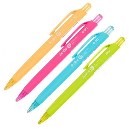 Карандаш механический Deli Scribe пластик.корпус 0,7мм с ластиком в ассорт Карандаш механический Deli Scribe пластик.корпус 0,7мм с ластиком в ассорт