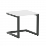 Home Office Стол журнальный VR.SP-2-58.G Белый/Антрацит металл 580*600*550
