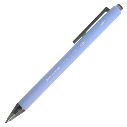 Ручки шариковые автоматические BRAUBERG "VIVID PASTEL", СИНИЕ, НАБОР 4 ШТУКИ, soft-touch, пишущий узел 0,7 мм, линия письма 0,35 мм, 144408 Ручки шариковые автоматические BRAUBERG "VIVID PASTEL", СИНИЕ, НАБОР 4 ШТУКИ, soft-touch, пишущий узел 0,7 мм, линия письма 0,35 мм, 144408