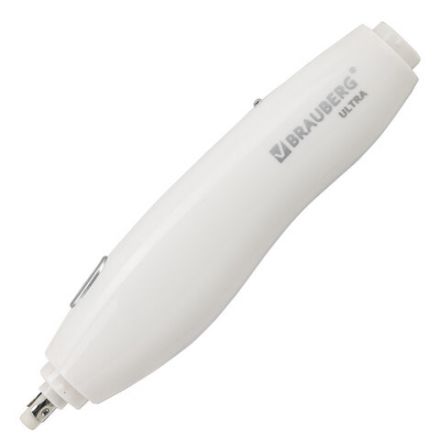 Ластик электрический BRAUBERG "ULTRA", АККУМУЛЯТОР, зарядка USB, + 16 сменных ластиков, 229609 Ластик электрический BRAUBERG "ULTRA", АККУМУЛЯТОР, зарядка USB, + 16 сменных ластиков, 229609