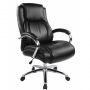 Кресло BN_Dp_EChair-585 TR рецикл.кожа черный, хром Кресло BN_Dp_EChair-585 TR рецикл.кожа черный, хром