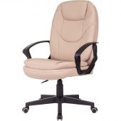 Кресло VB_EChair 668LT PU бежевый эко.кожа крестов. пластик Кресло VB_EChair 668LT PU бежевый эко.кожа крестов. пластик