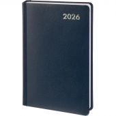 Ежедневник датированный 2026 Attache А5, 168л, 138x213мм балакрон, синий