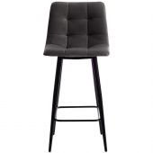 Стул полубарный CHILLY (mod. 7095пб),тк/мет,с.barkhat26/ч.,2шт/уп