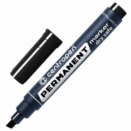 Маркер перманентный CENTROPEN 8516, ЧЕРНЫЙ, скошенный наконечник, 2-5 мм, 5 8516 0112 Маркер перманентный CENTROPEN 8516, ЧЕРНЫЙ, скошенный наконечник, 2-5 мм, 5 8516 0112